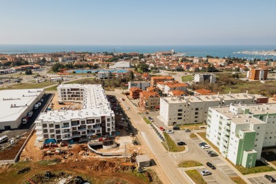 Neu gebaute Wohnung mit Garagenstellplatz in Umag