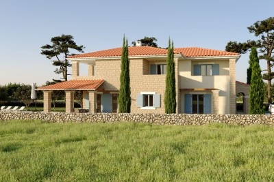 A beautiful stone villa with a swimming pool in a quiet environment in Vižinada