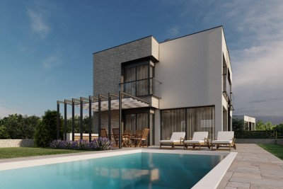 Moderne Villa mit Swimmingpool in der Nähe von Brtonigla