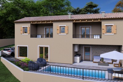 Casa indipendente in fase di costruzione in una bellissima posizione vicino a Buie