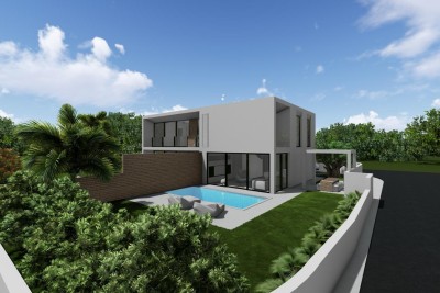 Moderna dvojna kuća 800 m od mora i plaže u okolici Umaga -  Savudrija