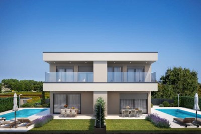 Dvojna kuća s garažom i bazenom u Novigradu blizu mora