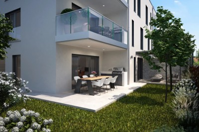 Moderan stan s vrtom 600 m od mora u okolici Umaga