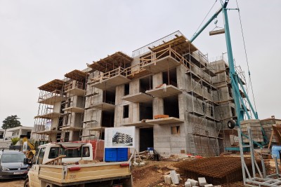 Apartment with elevator in a modern new building near Poreč