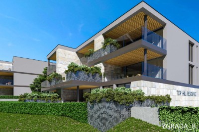 Hochwertige Wohnung in einem luxuriösen Neubau mit Aufzug und Meerblick in Novigrad