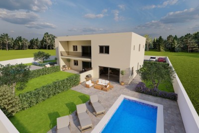 Apartment in a new building in Novigrad with garden