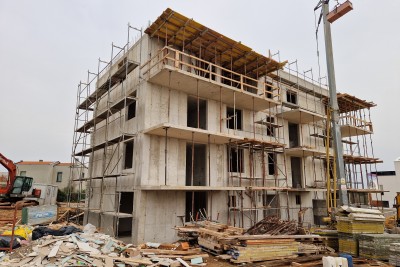 Modern apartment with elevator under construction near Poreč