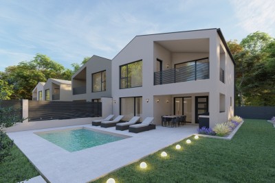 Modern house with swimming pool in Buje